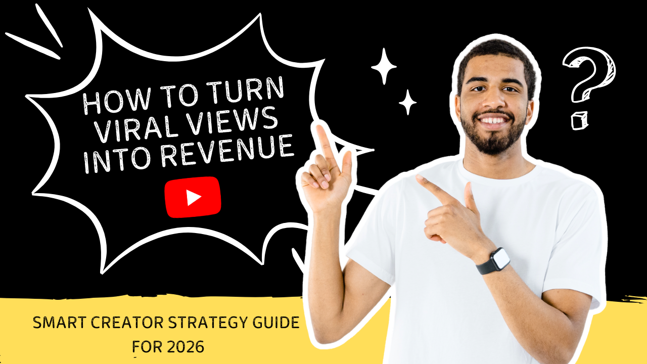 How to Turn Viral Views into Revenue in 2026 (Smart Creator Strategy Guide)